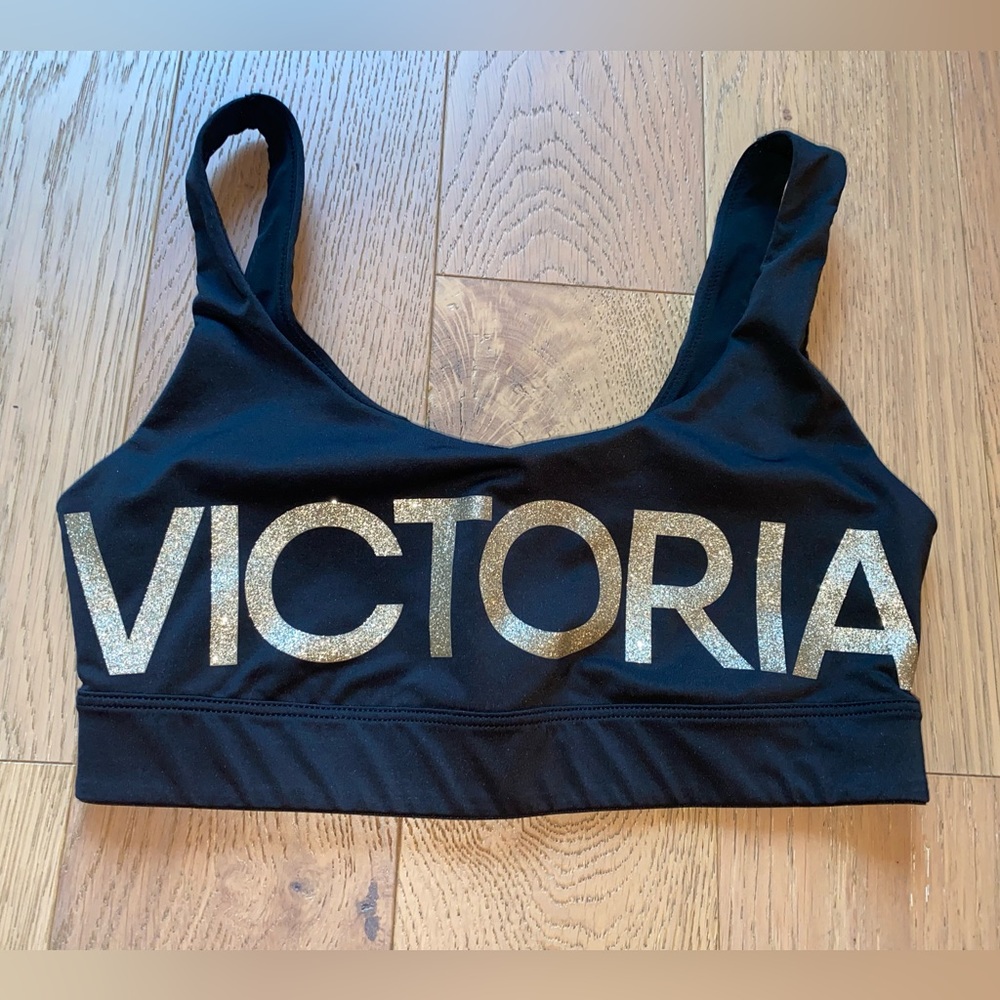 Victoria’s Secret sports bra - XS Black Gold